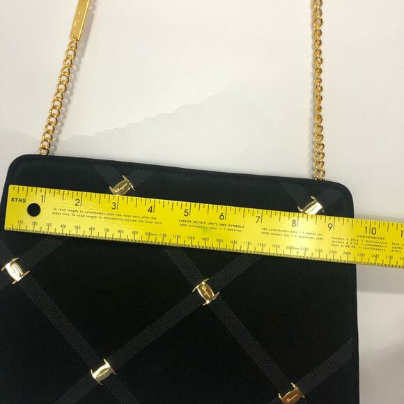 Salvatore Ferragamo Vara Soft Jeweled Studs Quilted Suede Medium Shoulder Bag - Picture 13 of 16